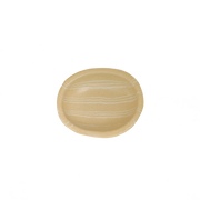 黃色條紋蛋形碗