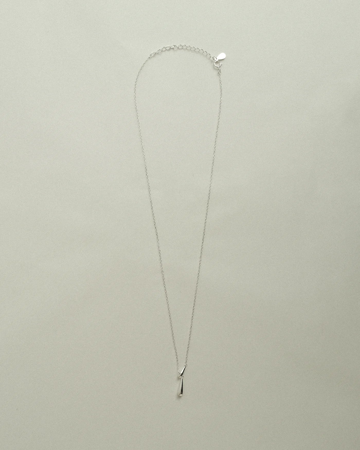 TARA銀色多樣式水滴吊墜項鍊