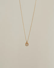 ODELET金色鑽石吊墜項鍊