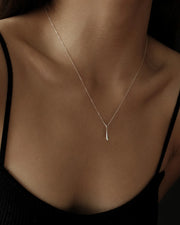 TARA銀色多樣式水滴吊墜項鍊