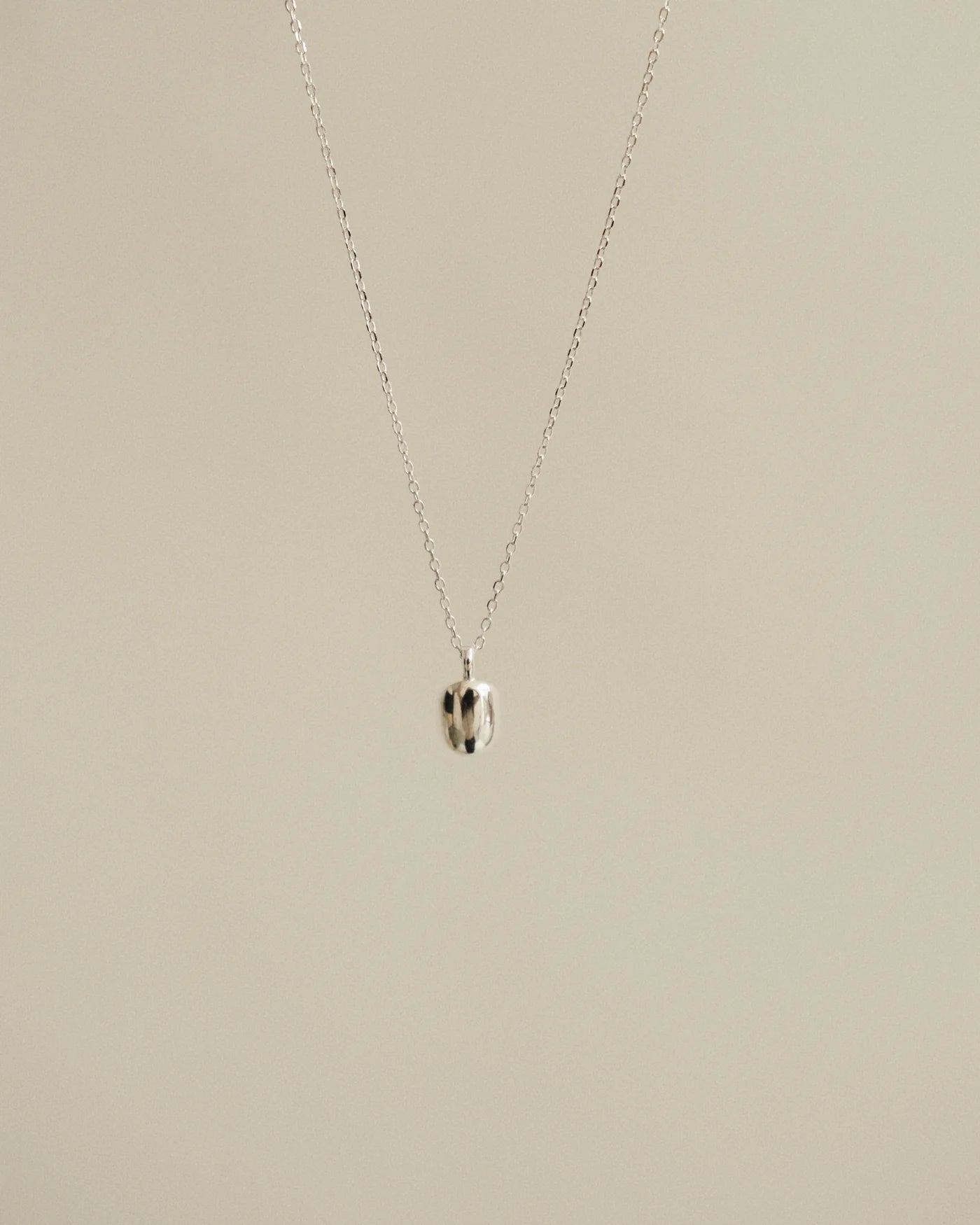 ODELET銀色鑽石吊墜項鍊