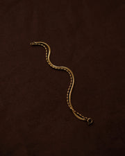 HAILEY金色多層蛇形串珠手鍊