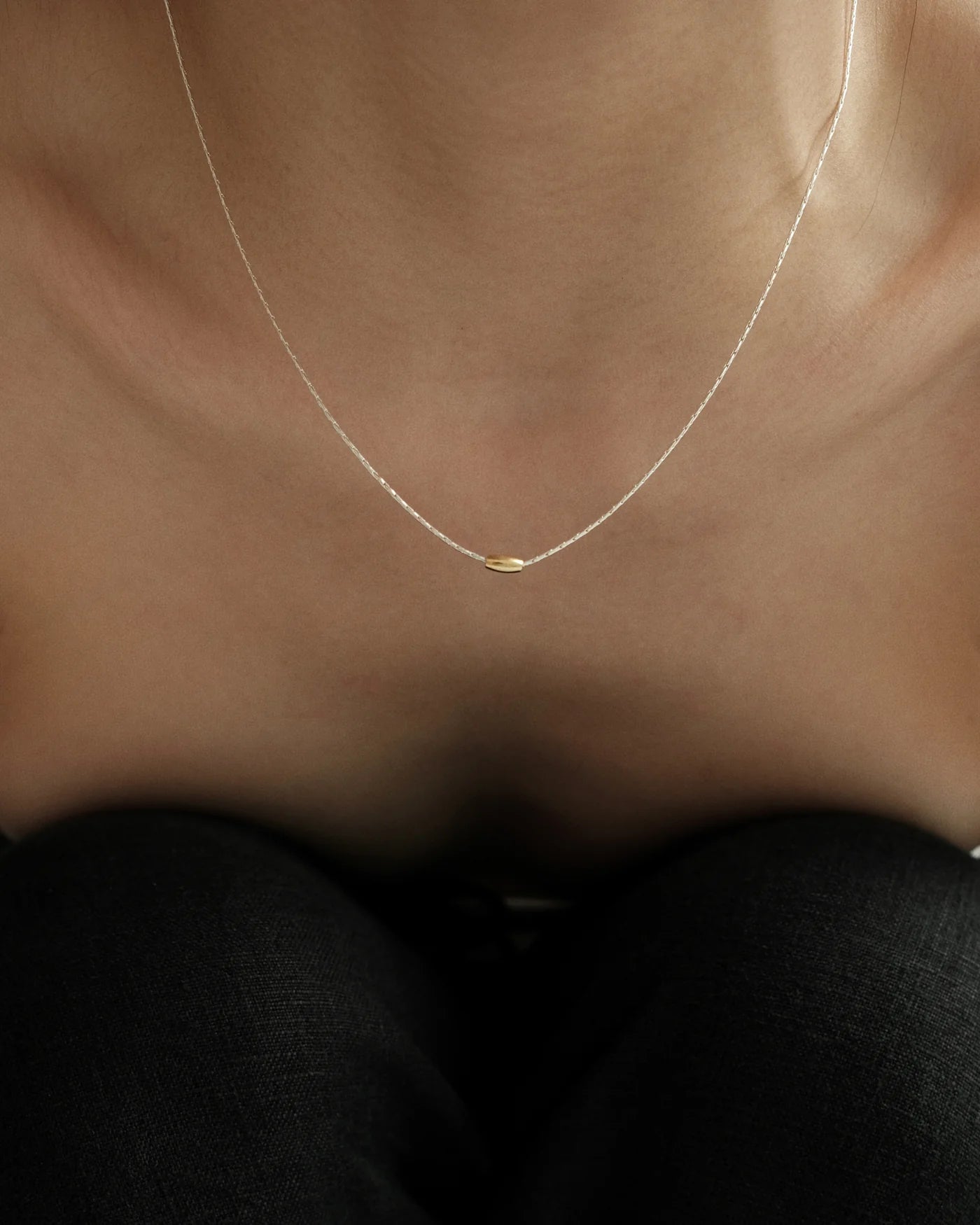 JAIA金銀雙色鎖骨鍊