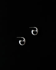 NOEMI銀色C型耳環