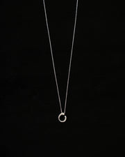 NOHEMI銀色C型吊墜項鍊