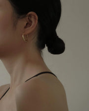 CIARA金色環形耳環