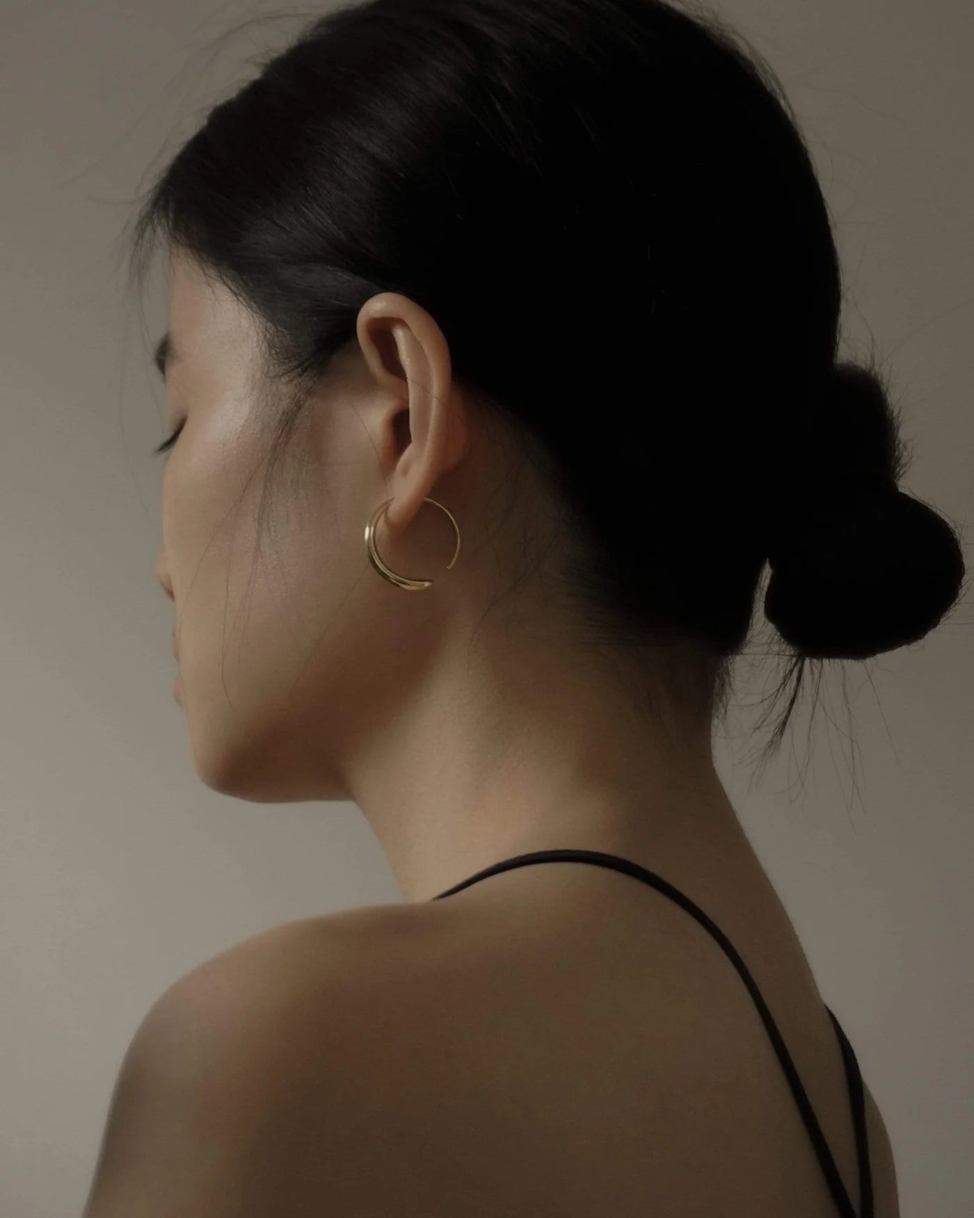 CIARA金色環形耳環